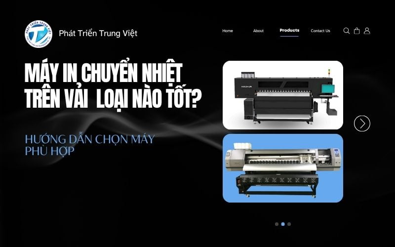 Máy in chuyển nhiệt trên vải loại nào tốt? Hướng dẫn chọn máy phù hợp